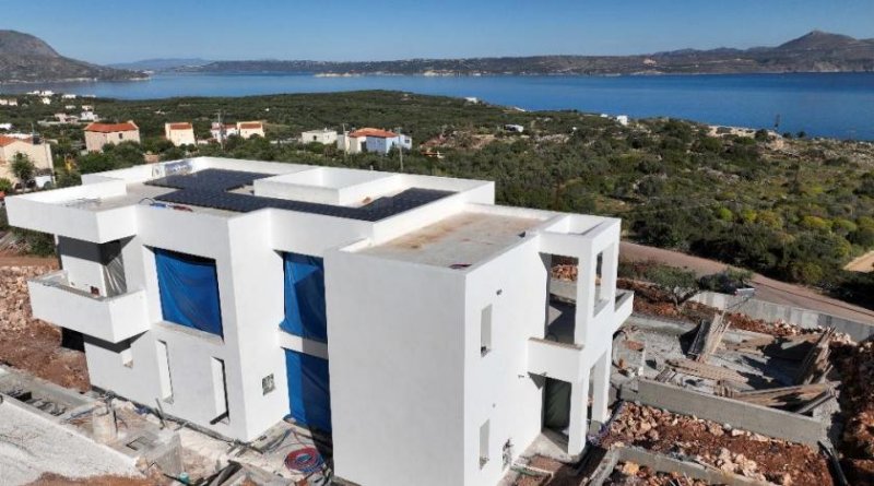 Kokkino Chorio Kreta, Kokkino Chorio: Neubau! Luxusvilla mit Infinity-Pool und Meerblick zu verkaufen Haus kaufen